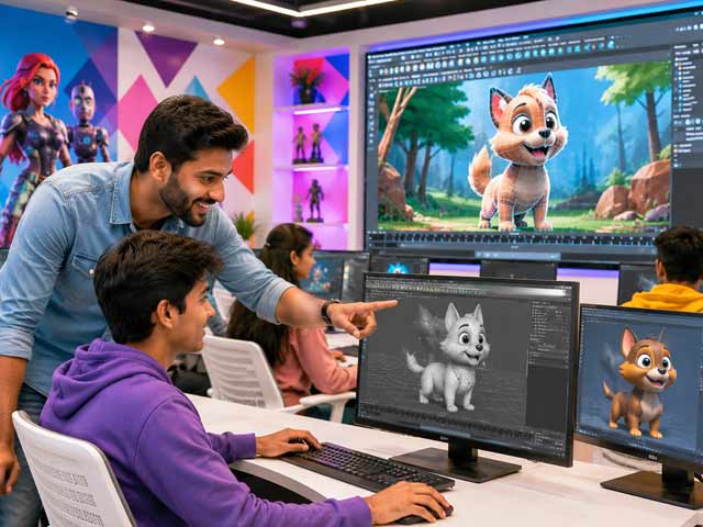 3D Animation & Modeling Course course at Morph Meta Academy, Chandigarh, India — student work