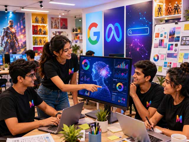 AI Digital Marketing course at Morph Meta Academy, Chandigarh — live projects and studio