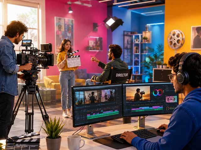 AI Film & Video Creation course at Morph Meta Academy, Chandigarh — live projects and studio