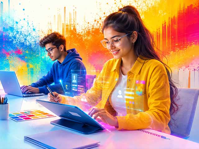 AI graphic design and motion graphics course at Morph Meta Academy, Chandigarh
