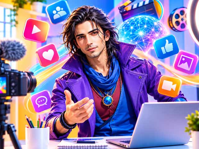 AI Influencer Creation Course student work at Morph Meta Academy, Chandigarh